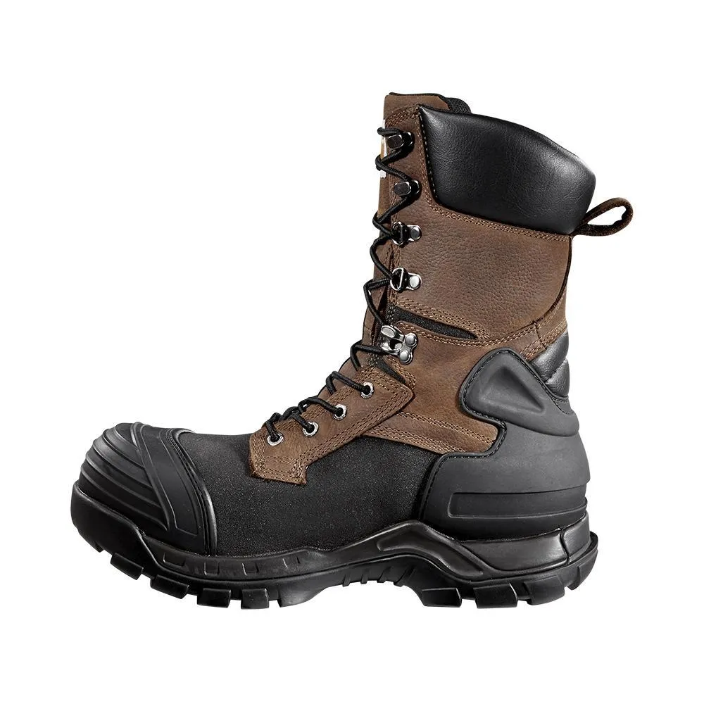 10" YUKON PAC COMPOSITETOE WATERPROOF INSULATED WORK BOOT BROWN/BLACK