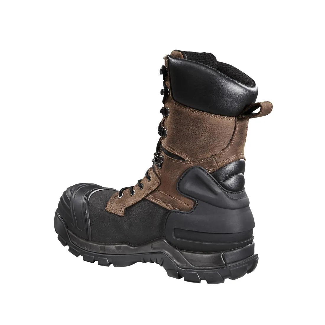 10" YUKON PAC COMPOSITETOE WATERPROOF INSULATED WORK BOOT BROWN/BLACK