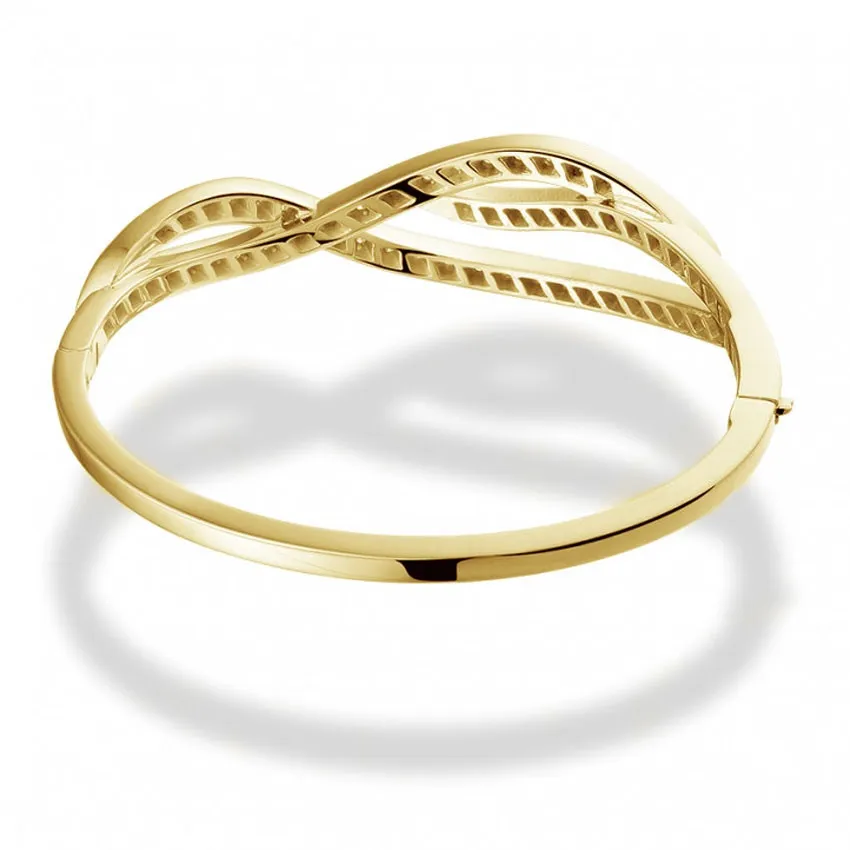 2.43 quilates pulsera diamante diseño en oro amarillo 