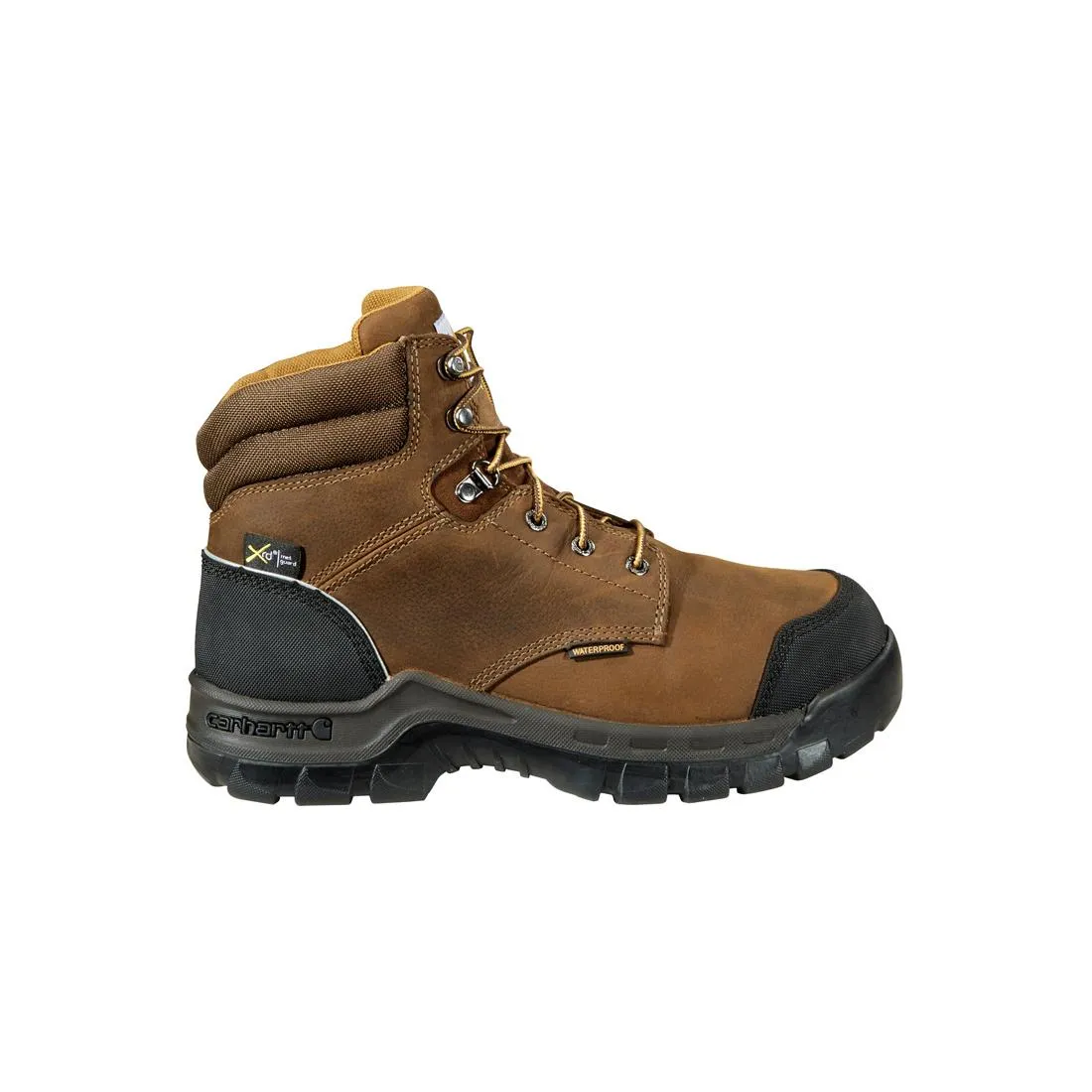 6" Rugged Flex Waterproof MG Composite Toe Work Boot Brown