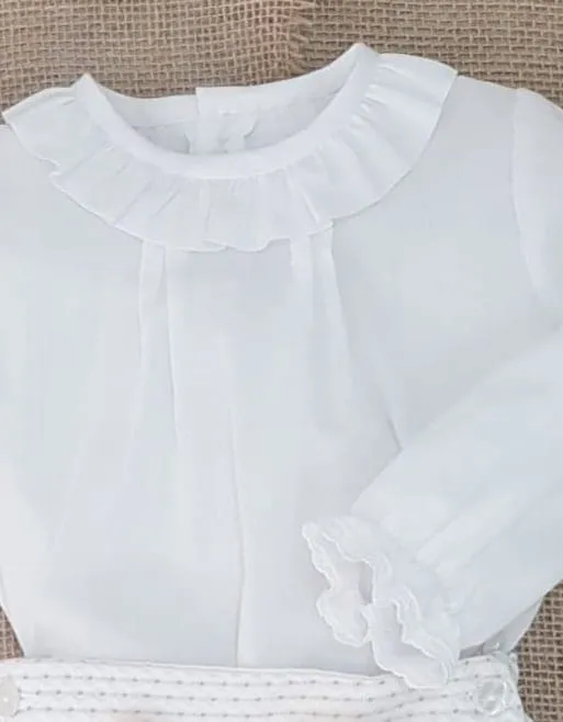 A Conjunto bebé 2 Piezas BEIG /BLANCO
