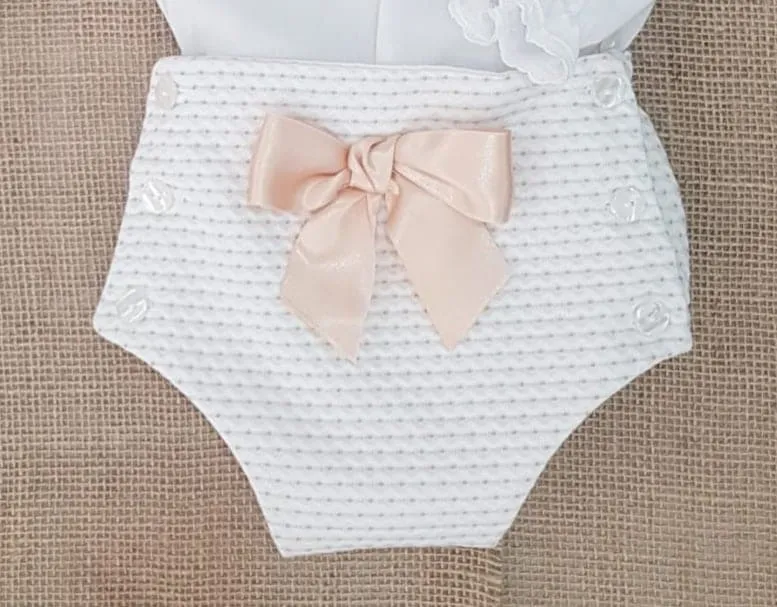 A Conjunto bebé 2 Piezas BEIG /BLANCO