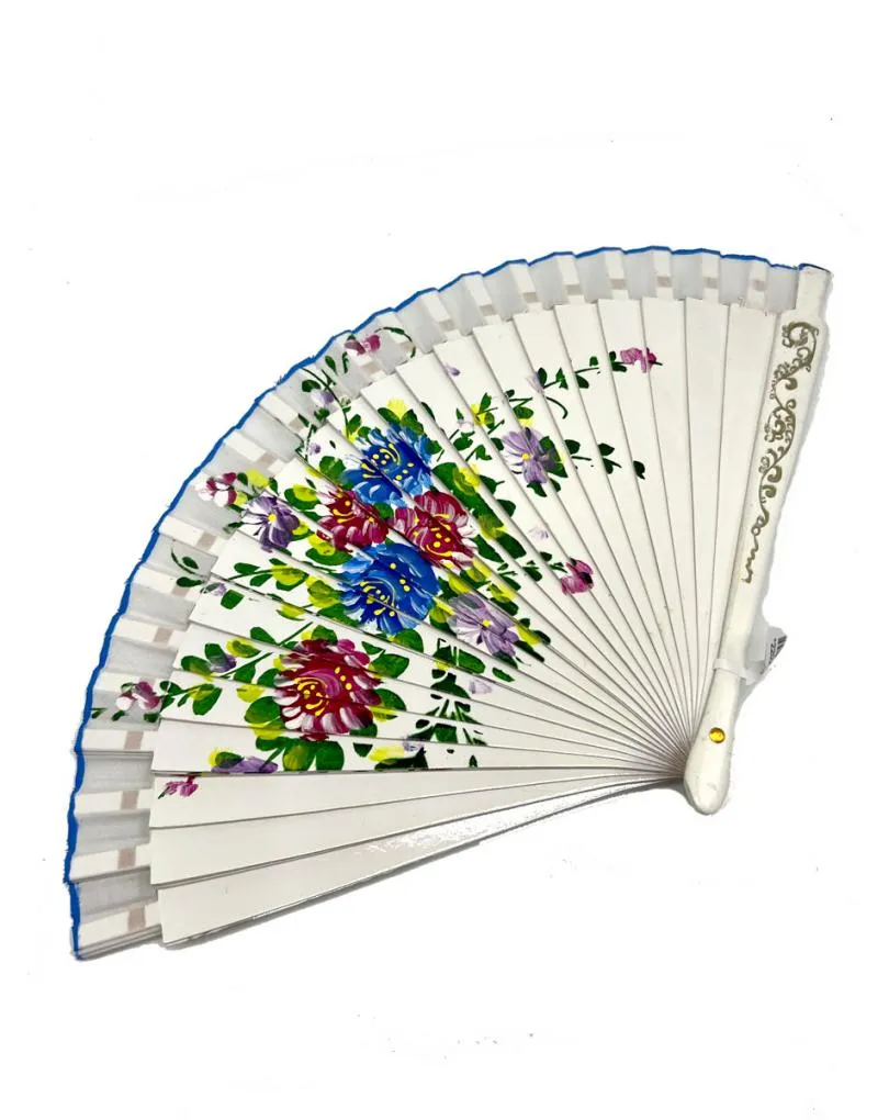 ABANICOS PEQUEÑOS EN TODOS LOS COLORES CON FLORES