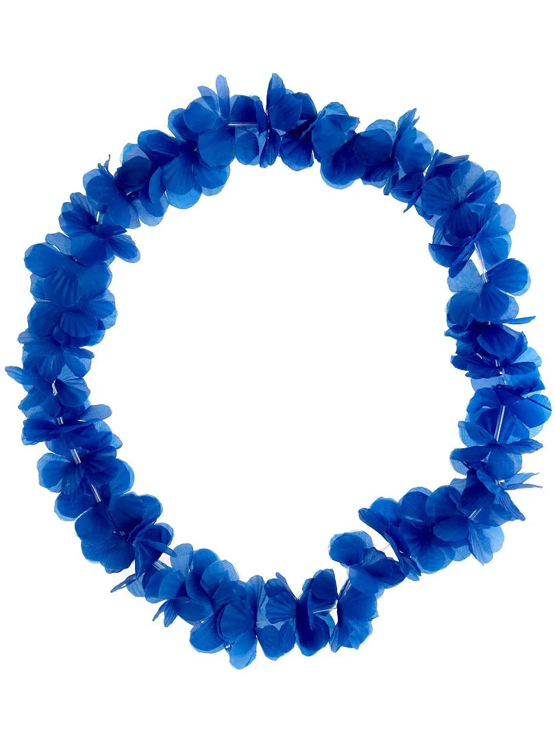 ACCESORIO DE COLLAR HAWAIANO  AZUL