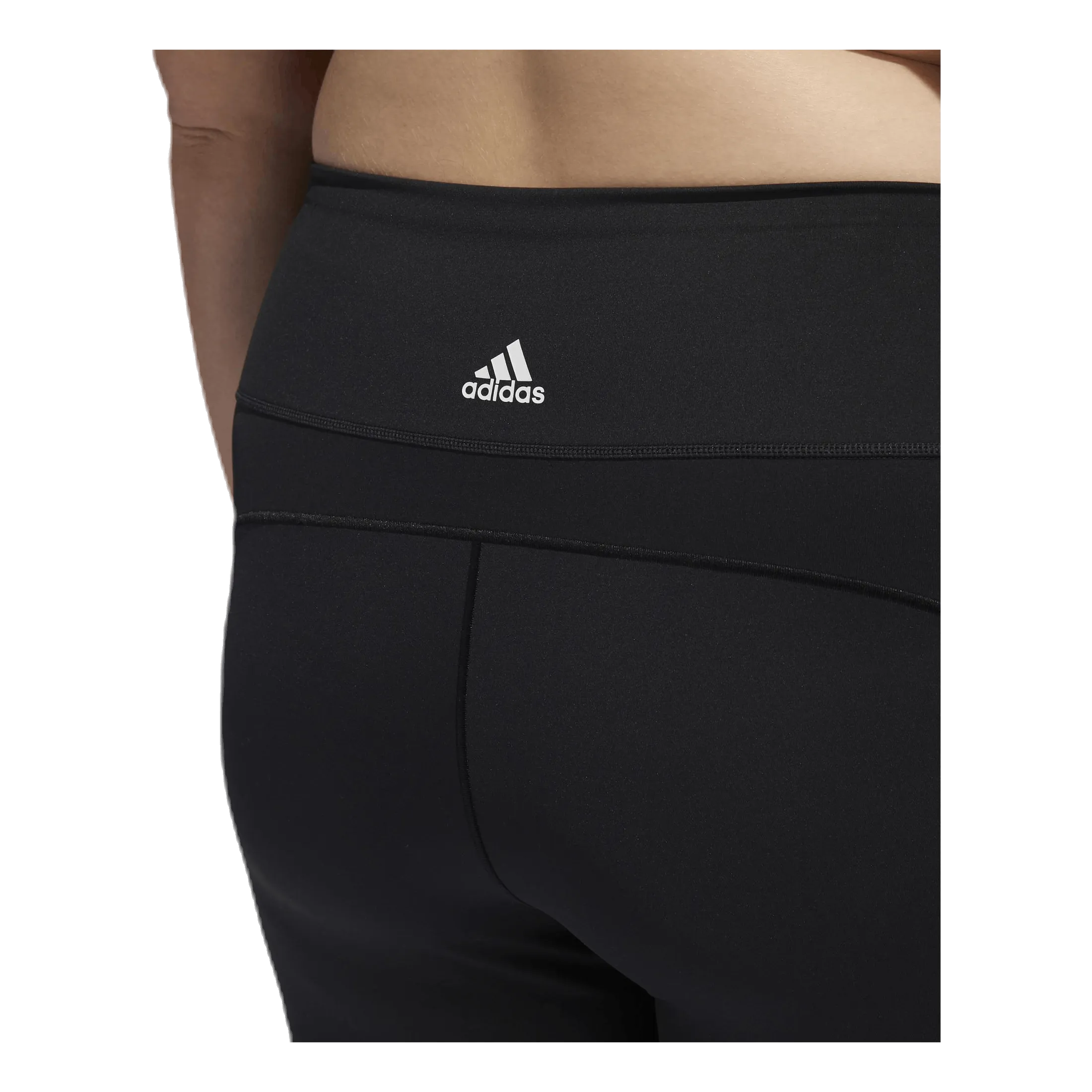 Adidas Believe This 2.0 3 Stripe 7/8 Tight Plus Size Black / White