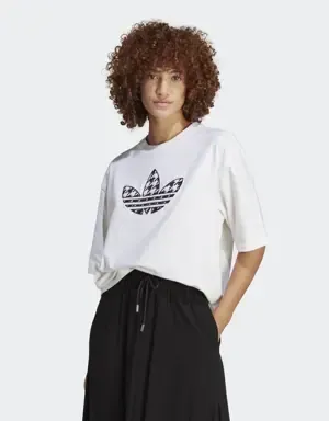 Adidas Camiseta Originals Houndstooth Trefoil Infill
