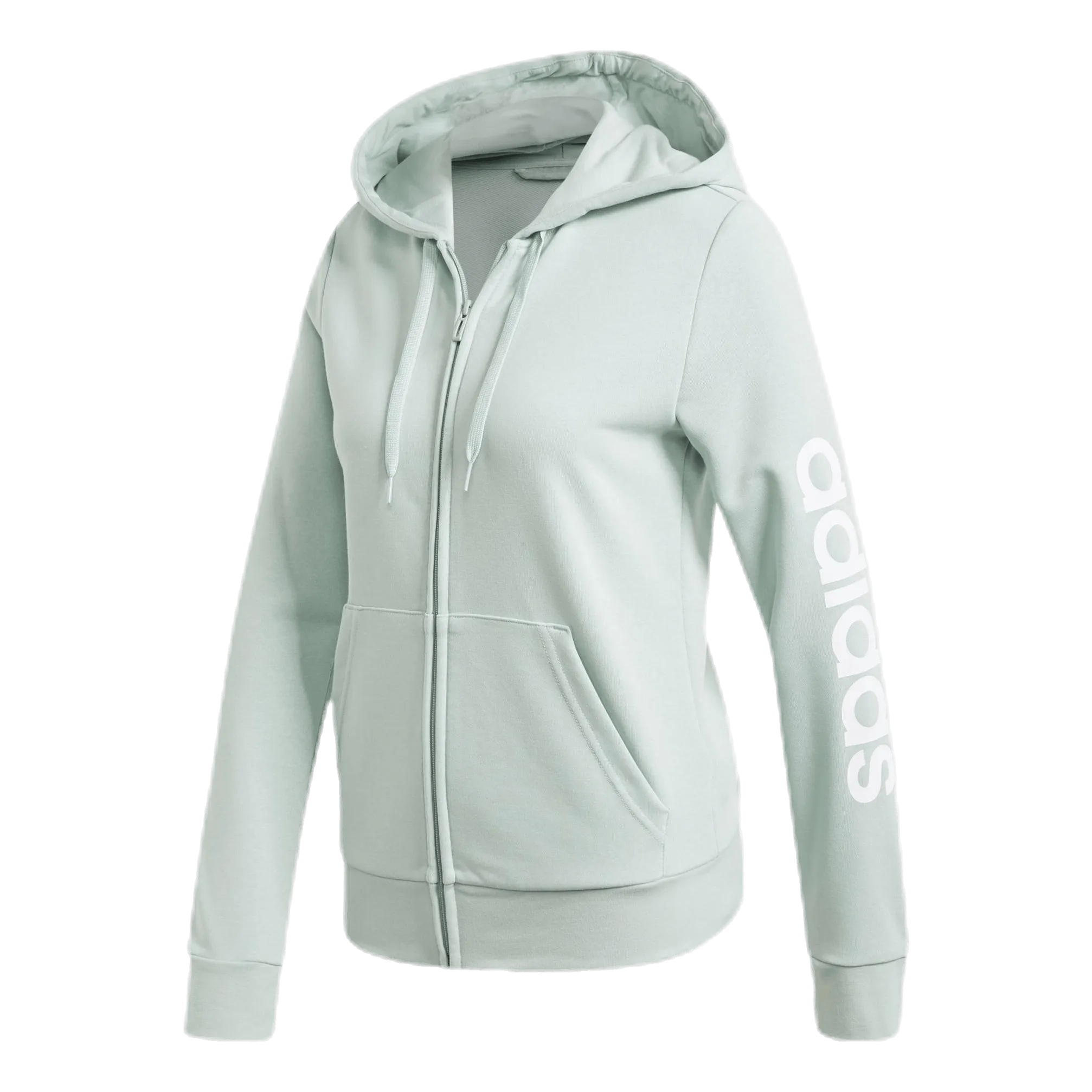 Adidas Linear Full Zip Hood Blue