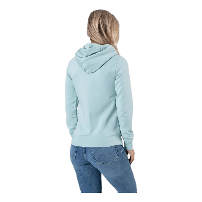 Adidas Linear Full Zip Hood Blue