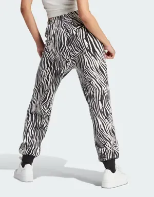 Adidas Pantalón Allover Zebra Animal Print Essentials