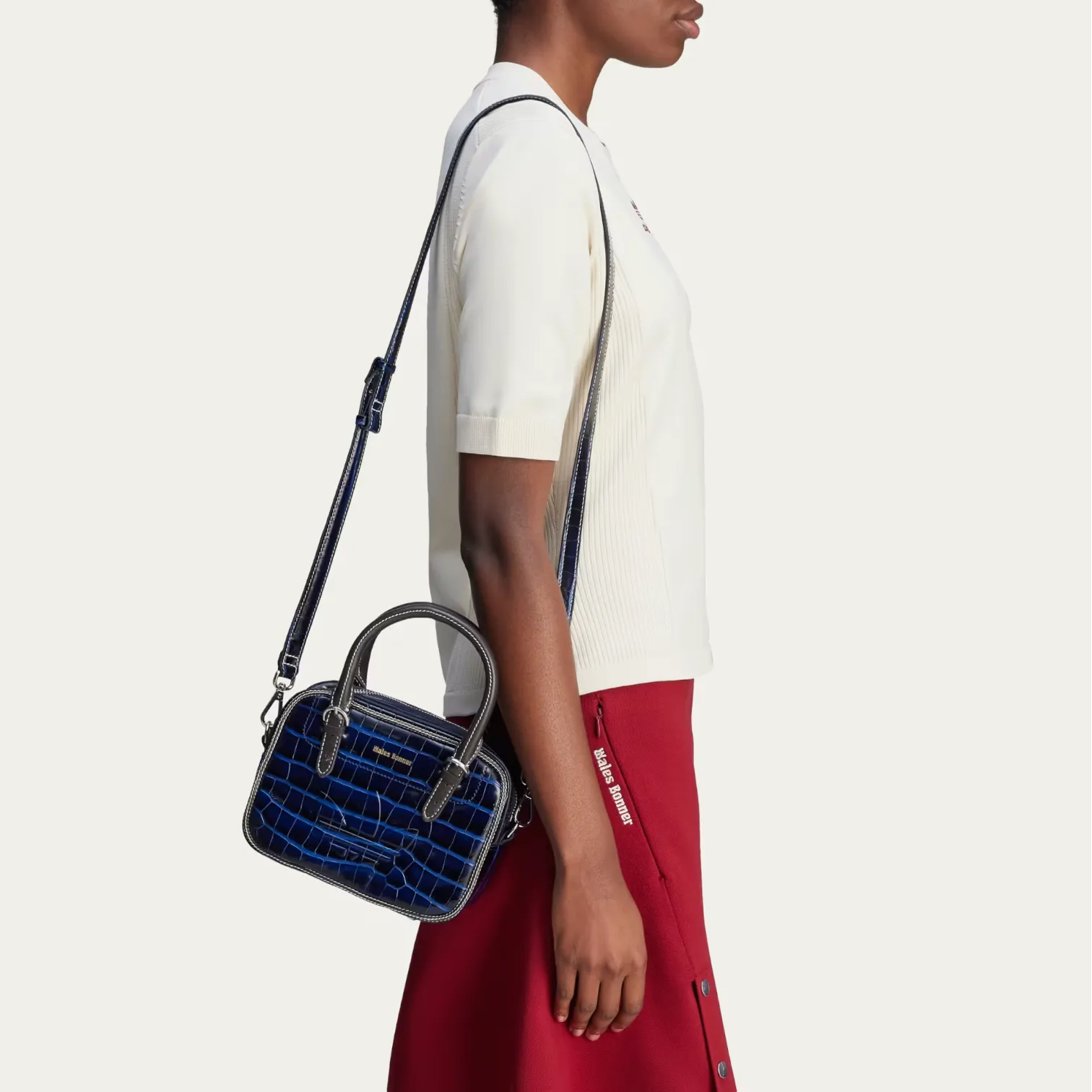 adidas x Wales Bonner Croc S Bag Collegiate Navy JI5882