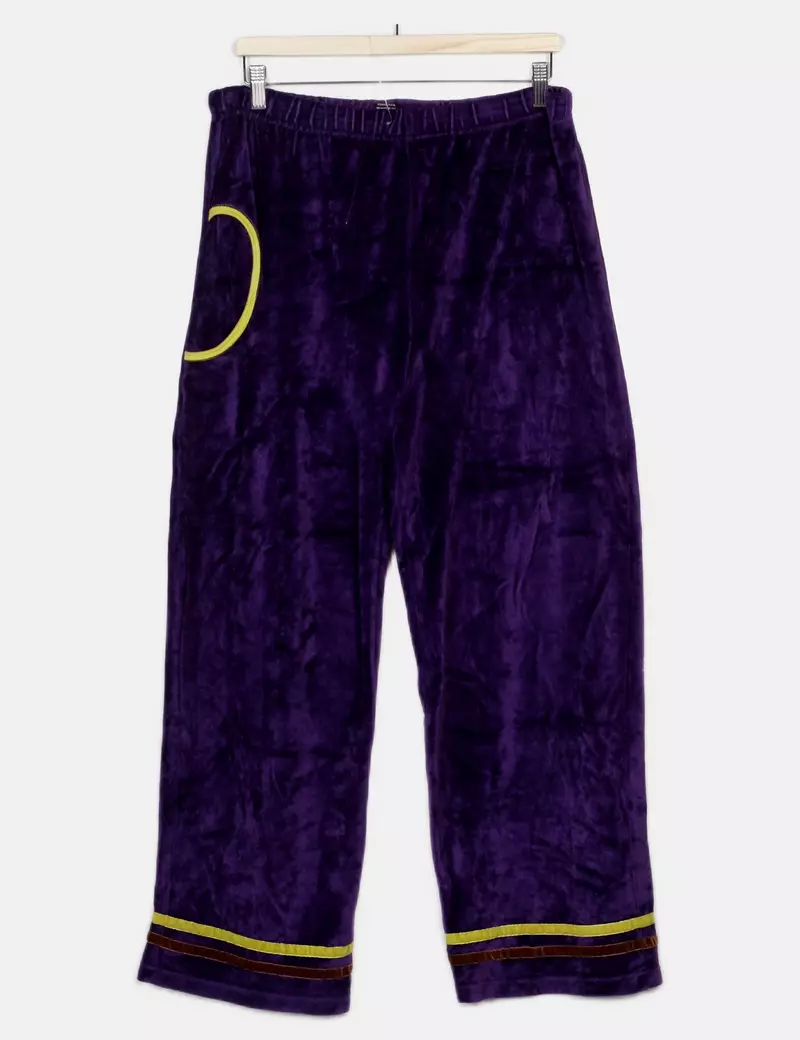 Admas Pantalones de chándal y joggers Anchos Terciopelo