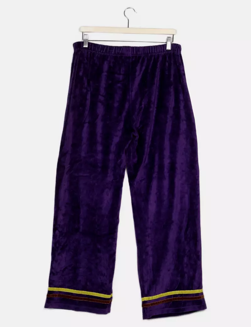 Admas Pantalones de chándal y joggers Anchos Terciopelo
