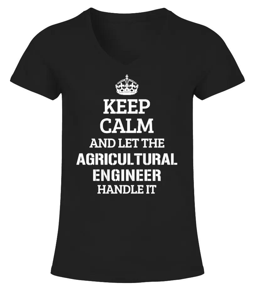 AGRICULTURAL ENGINEER  LIMITED EDITION CAMISETA CUELLO PICO MUJER
