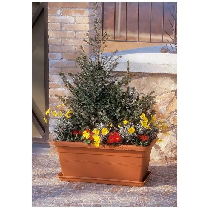 Akea Plato 100 cm. Terracota (2 unidades)
