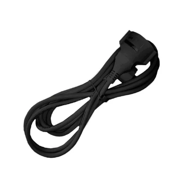 ALARGADERA CABLE 3x1.5 4 MT NEGRA