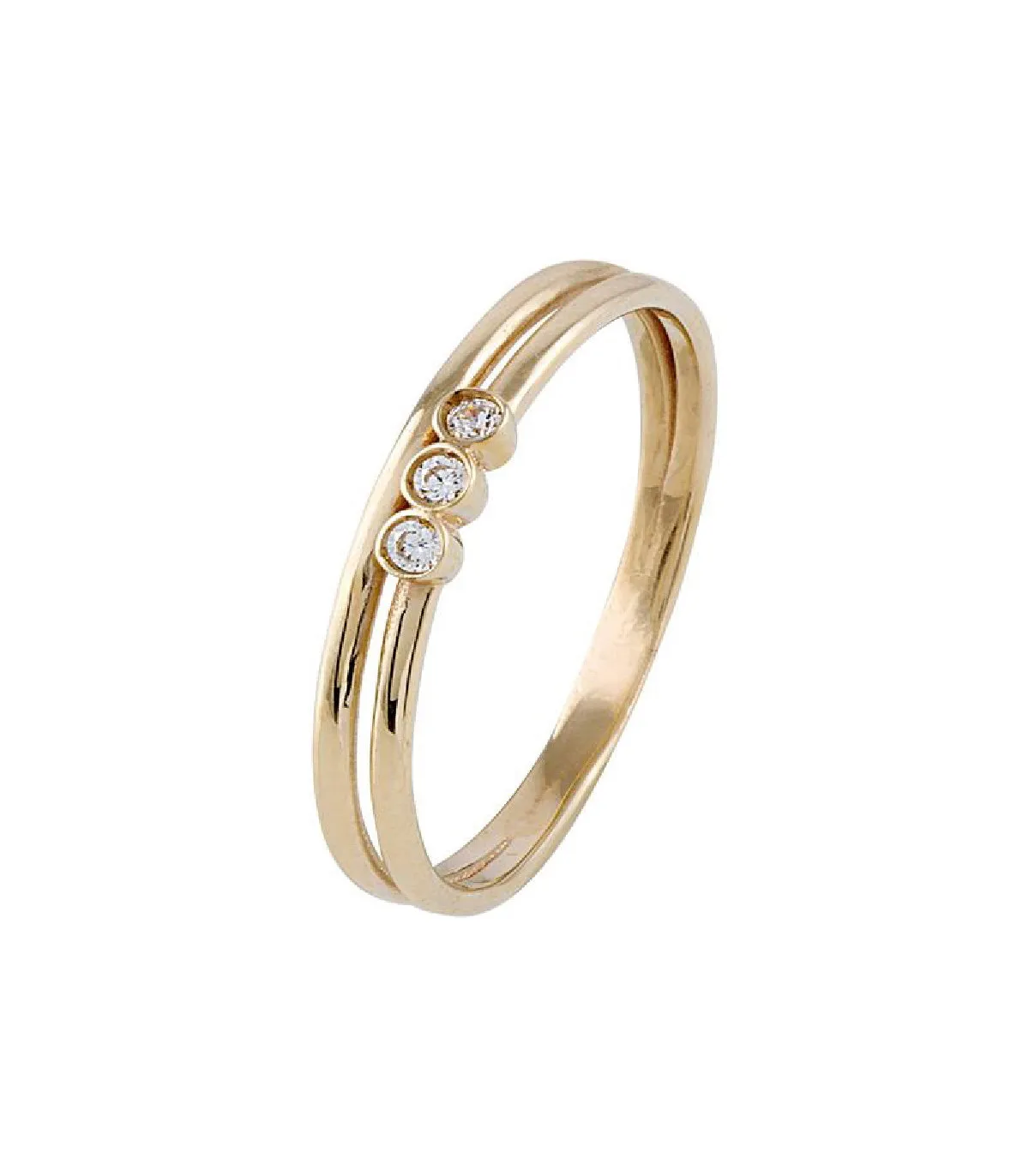 ANILLO ITEMPORALITY LUX MUJER ORO AMARILLO 18KT Y DIAMANTES  GRN201045