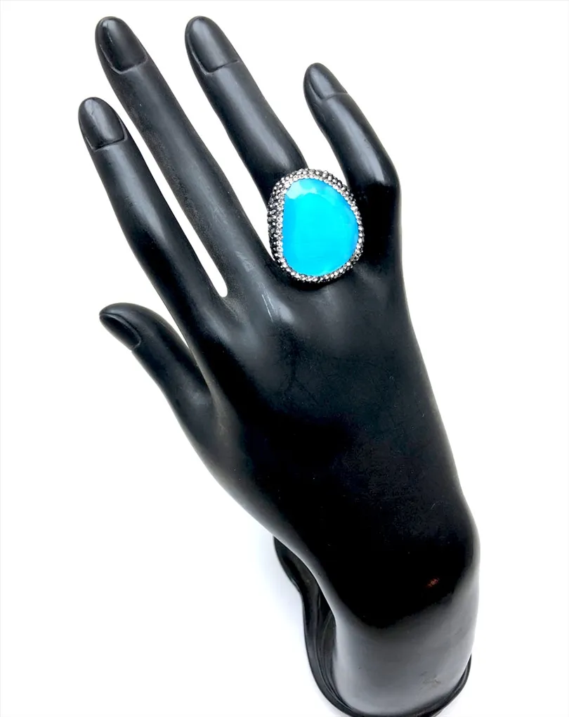 ANILLOS PARA BODAS ELEGANTES EN ESTE PRECIOSO COLOR AZUL
