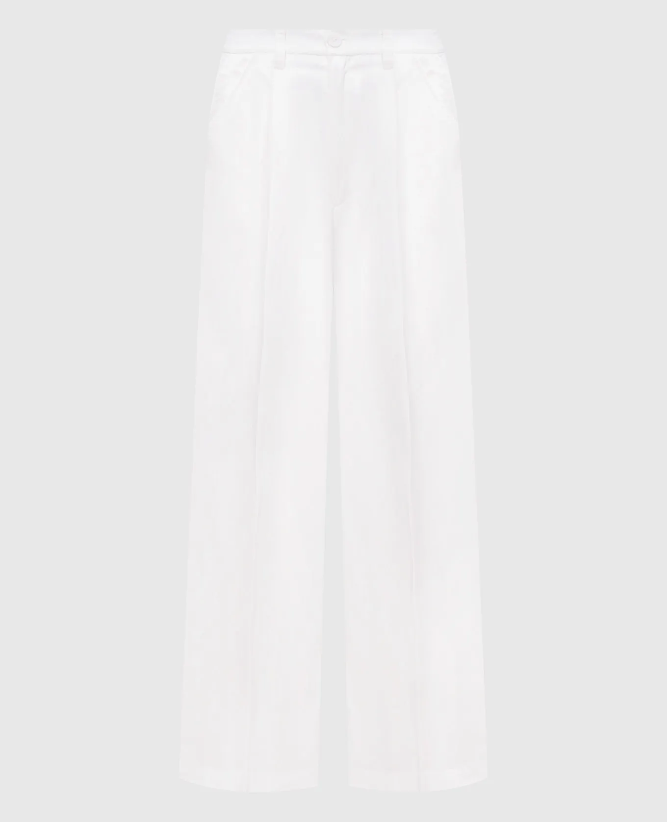Anine Bing Carrie white pants with linen