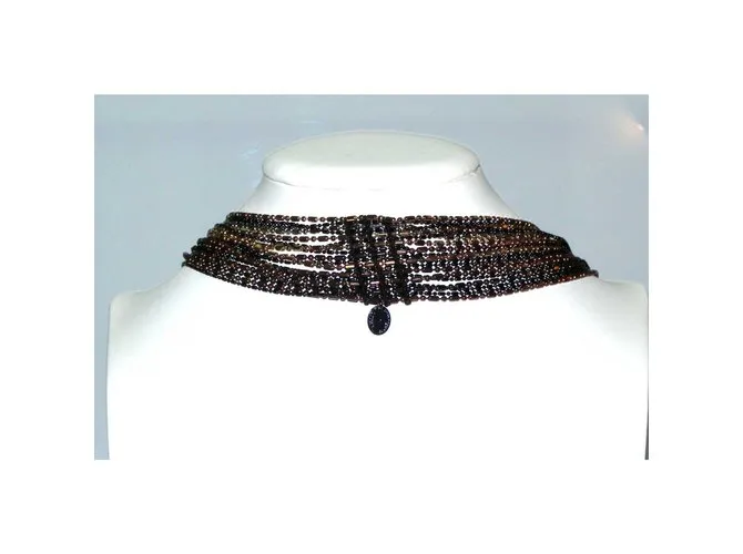 Appartement à louer Bufanda caja larga collar Negro Dorado 