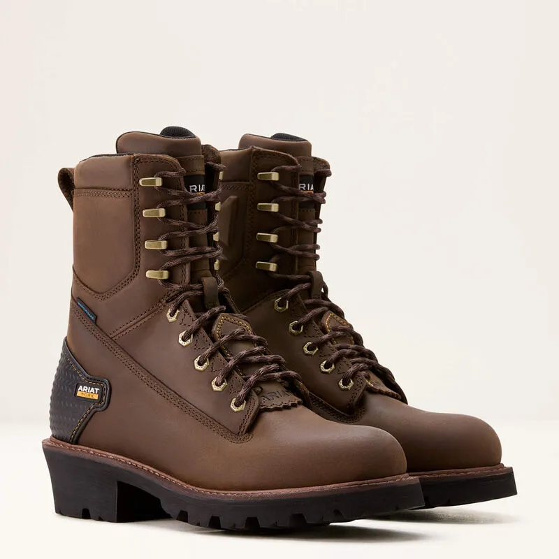 Ariat Powerline 8" Waterproof Work Boot