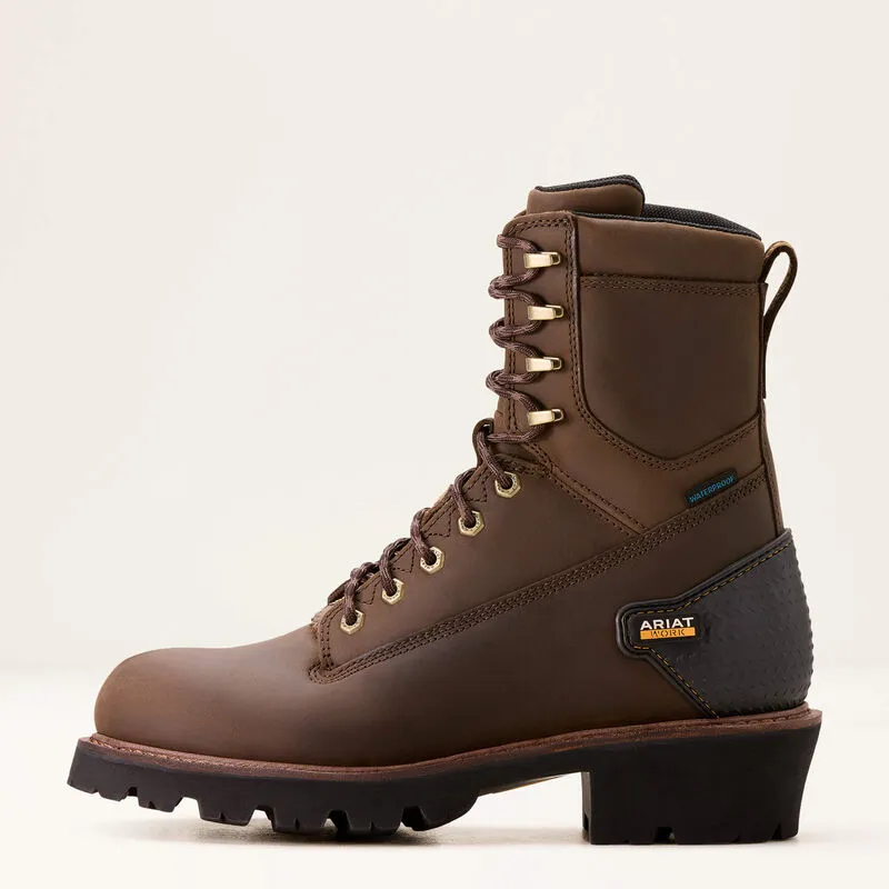 Ariat Powerline 8" Waterproof Work Boot