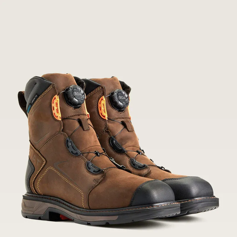Ariat WorkHog XT 8" BOA Waterproof Carbon Toe Work Boot