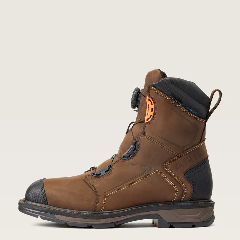 Ariat WorkHog XT 8" BOA Waterproof Carbon Toe Work Boot