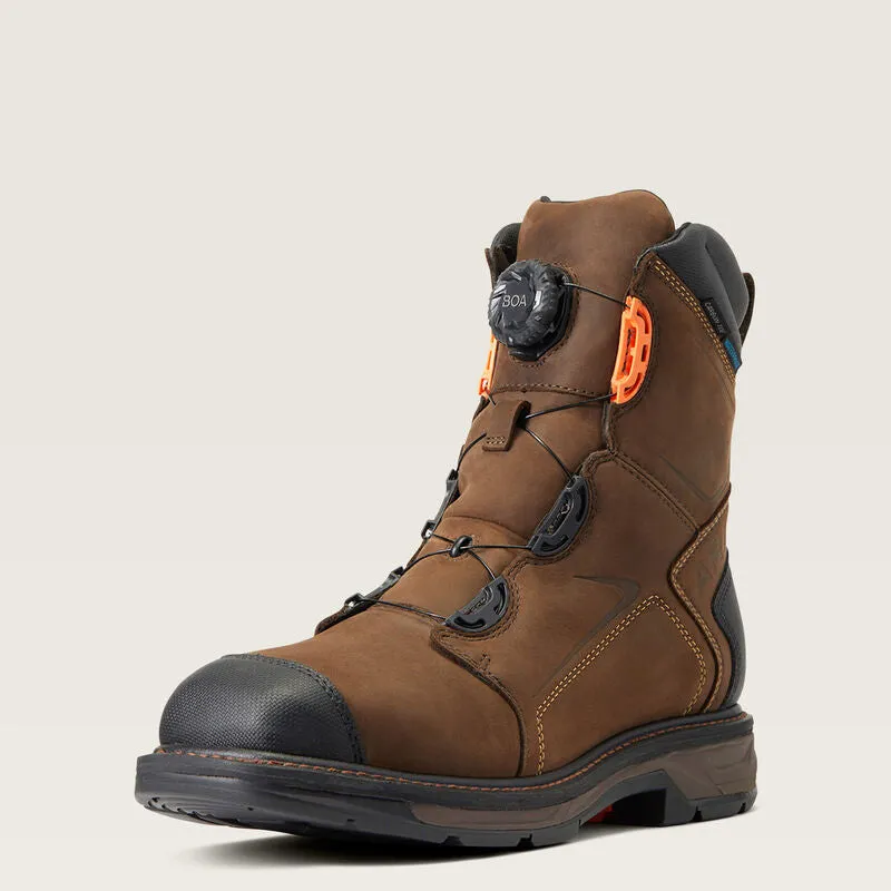 Ariat WorkHog XT 8" BOA Waterproof Carbon Toe Work Boot
