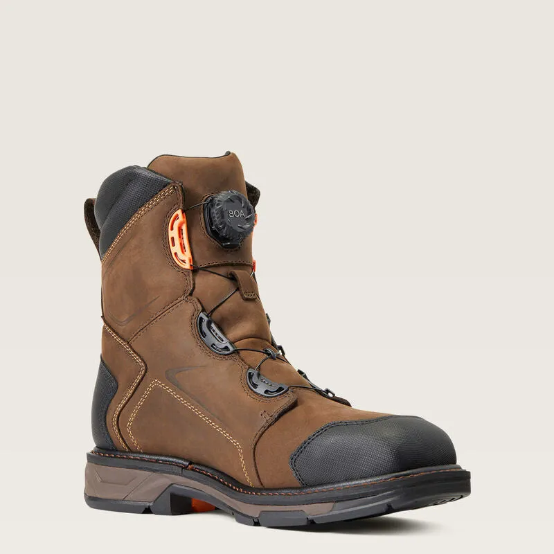 Ariat WorkHog XT 8" BOA Waterproof Carbon Toe Work Boot