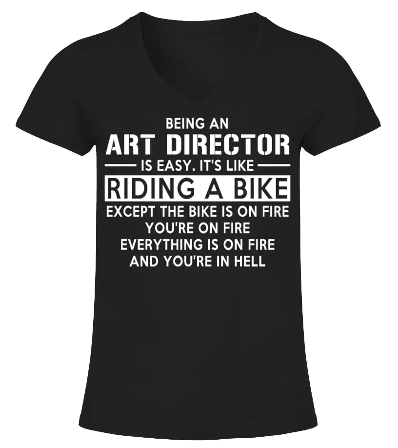 ART DIRECTOR  LIMITED EDITION CAMISETA CUELLO PICO MUJER