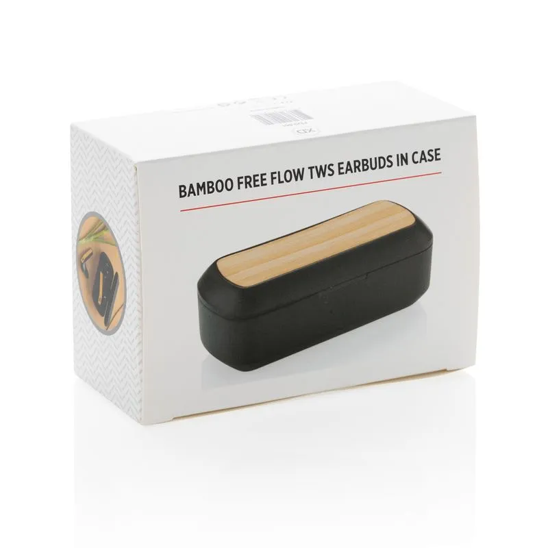 Auriculares corporativos en bamboo Flow