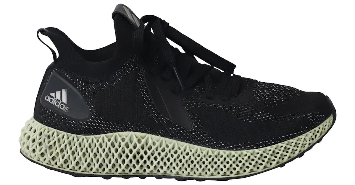 Autre Marque adidas alfabético 4Zapatos reflectantes D en poliéster Core Black Negro 