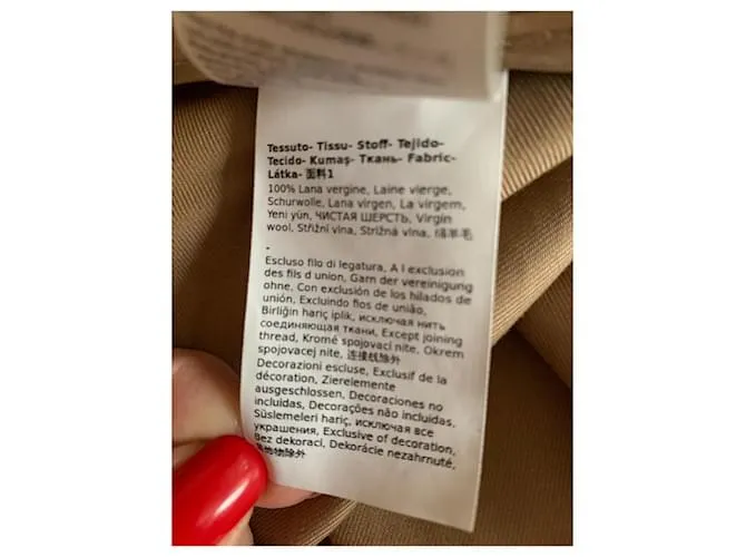 Autre Marque Gabardinas Beige 