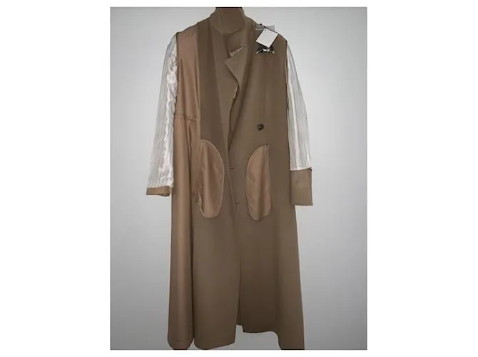Autre Marque Gabardinas Beige 