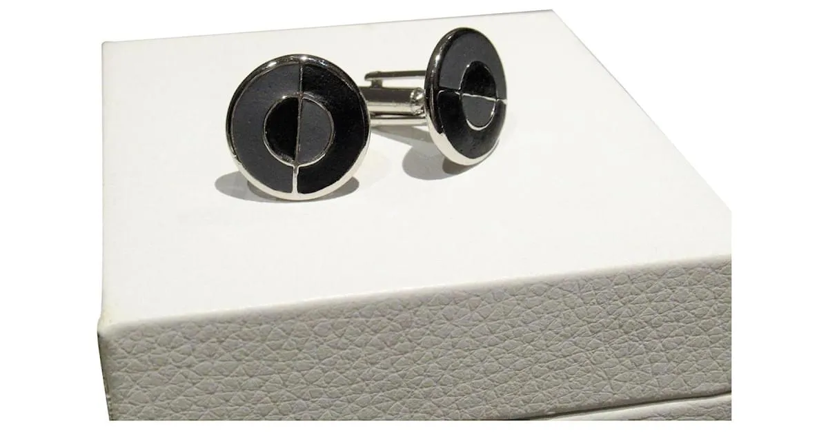 Autre Marque Gemelos Matinique color plata Hardware de plata 