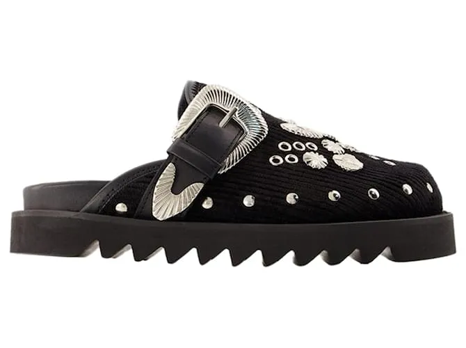 AUTRE MARQUE SANDALIAS AJ1058  TOGA PULLA  CUERO  NEGRO 