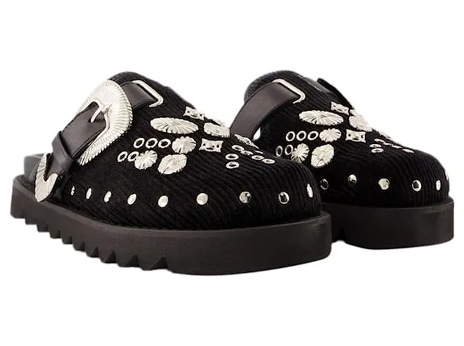 AUTRE MARQUE SANDALIAS AJ1058  TOGA PULLA  CUERO  NEGRO 