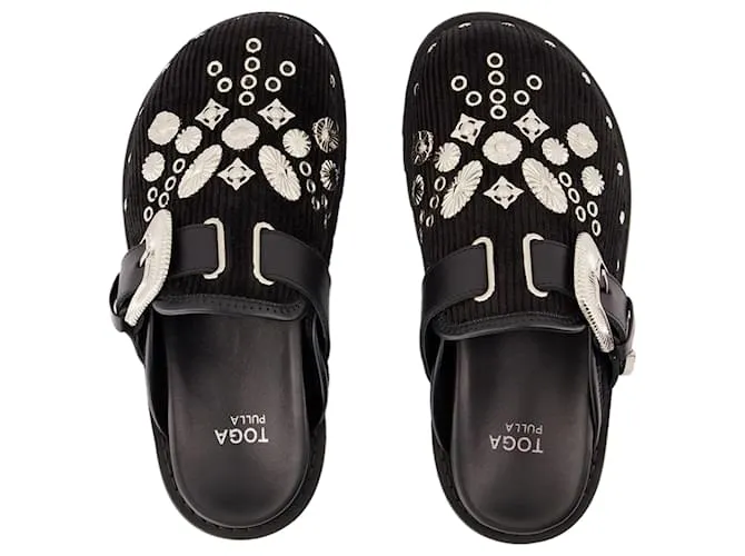 AUTRE MARQUE SANDALIAS AJ1058  TOGA PULLA  CUERO  NEGRO 
