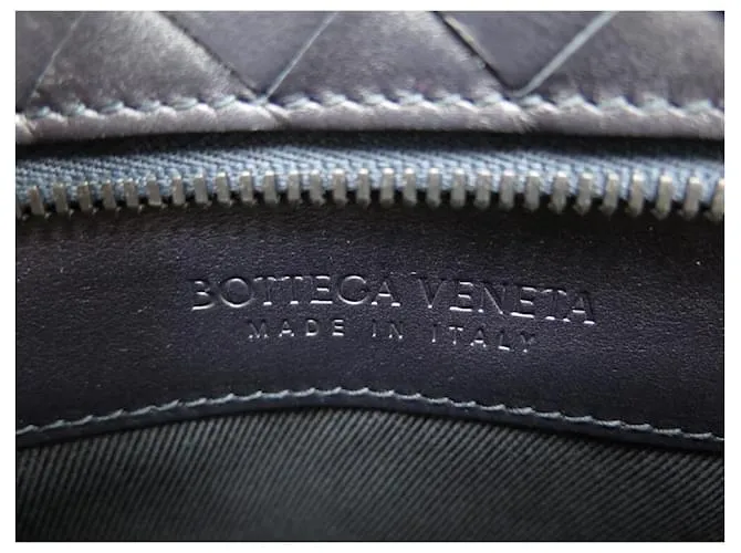 Balenciaga BOTTEGA VENETTA POUCH BAG PORTA DOCUMENTOS 601056 POUCH PIEL AZUL Azul marino 
