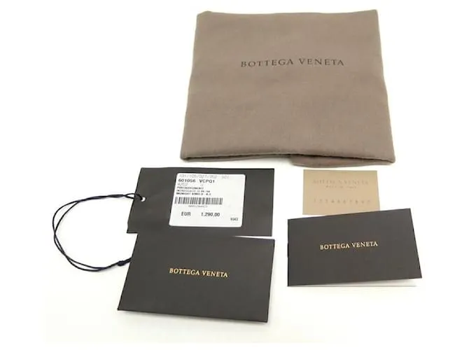 Balenciaga BOTTEGA VENETTA POUCH BAG PORTA DOCUMENTOS 601056 POUCH PIEL AZUL Azul marino 