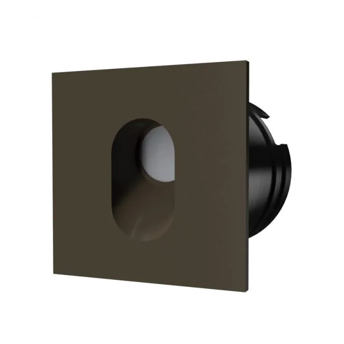 BAñADOR DE PARED LED CUADRADO CON DISEñO SENCILLO  BELY  70X70X70 60 3000 MARRóN SULION