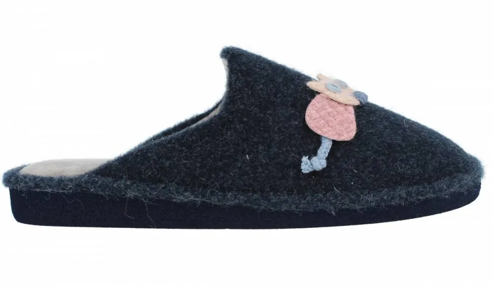 BEREVERE  ZAPATILLAS DE CASA MARINO GATO LANA