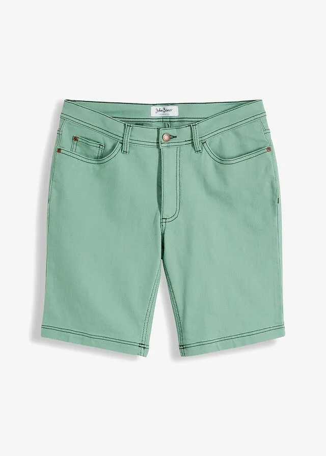 BERMUDA VAQUERA VERDE PASTELPINO