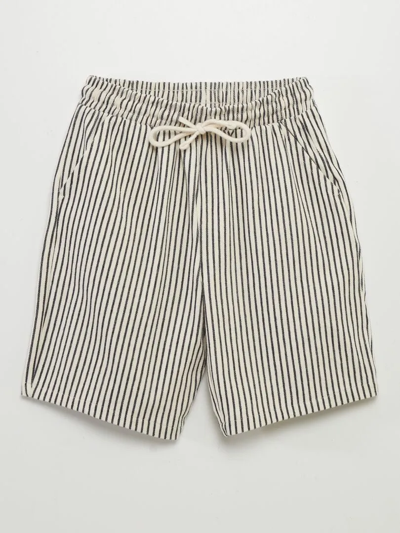 BERMUDAS ESTAMPADAS  BEIGE