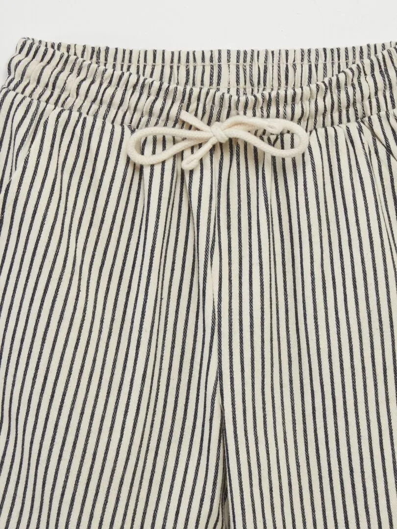 BERMUDAS ESTAMPADAS  BEIGE