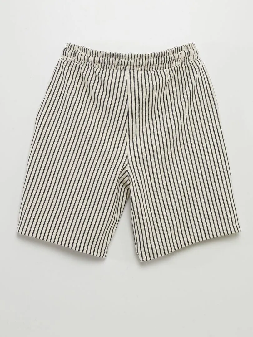 BERMUDAS ESTAMPADAS  BEIGE