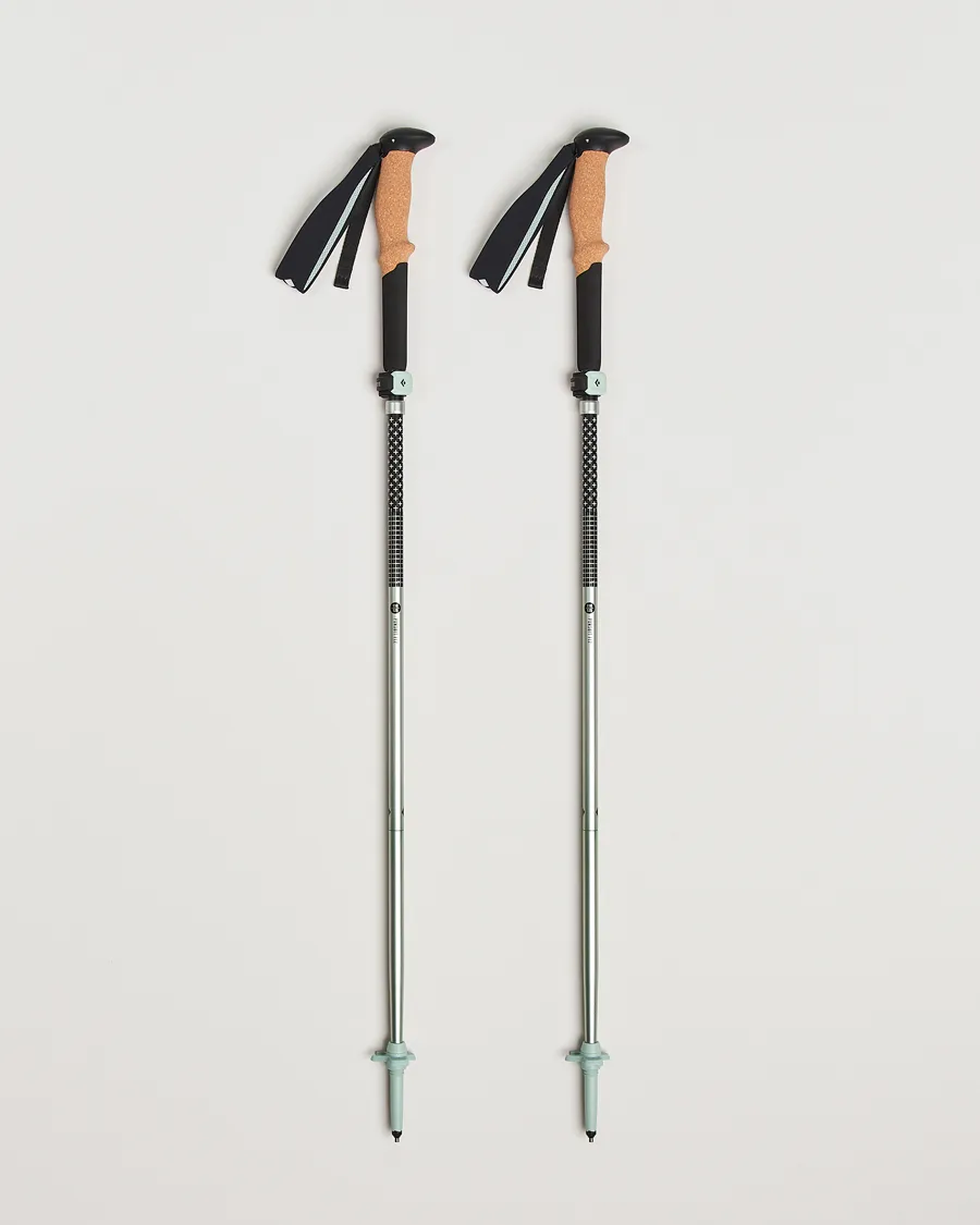 Black Diamond Distance FLZ Trekking Poles Black/Foam Green
