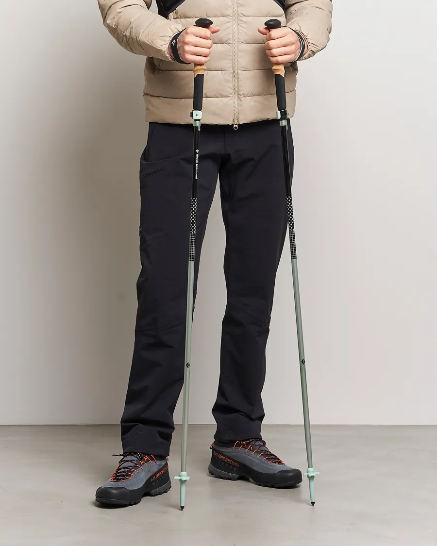 Black Diamond Distance FLZ Trekking Poles Black/Foam Green
