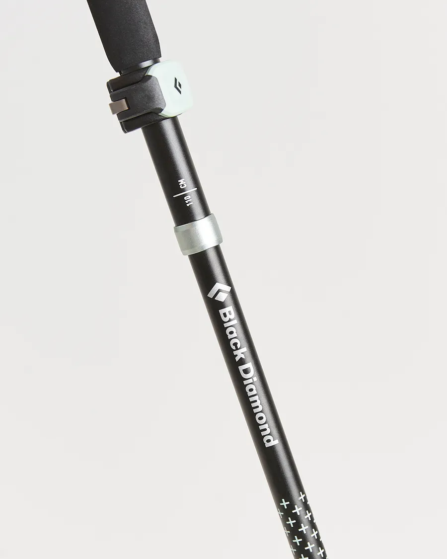 Black Diamond Distance FLZ Trekking Poles Black/Foam Green