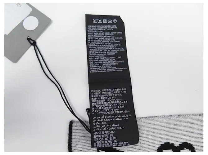 Blanket NUEVA BUFANDA BALENCIAGA ESTOLA MANTA BUFANDA BB 719229 Lana negra Negro 